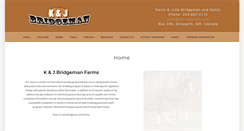 Desktop Screenshot of kjbridgeman.com