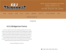 Tablet Screenshot of kjbridgeman.com
